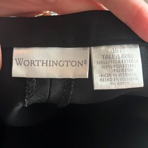 Black Worthington pants size 16 tall